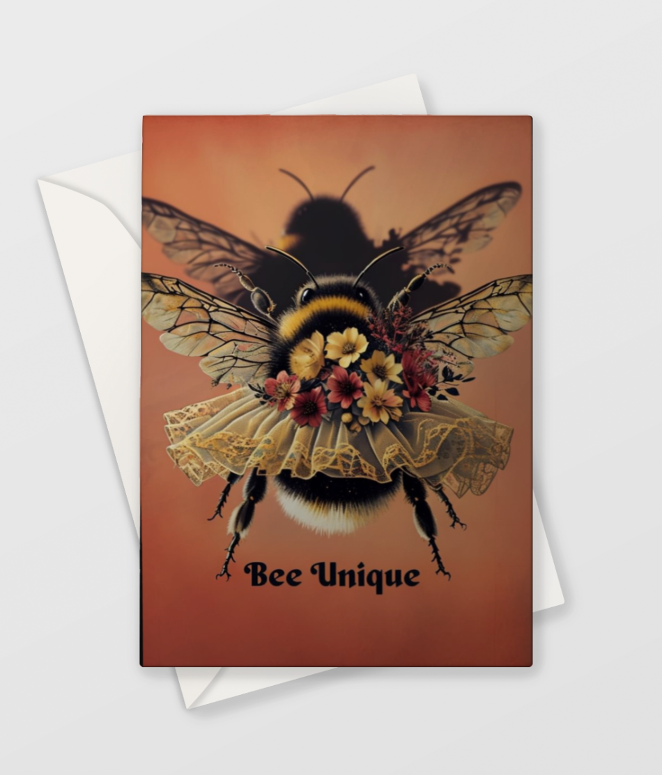 Bee Unique Card