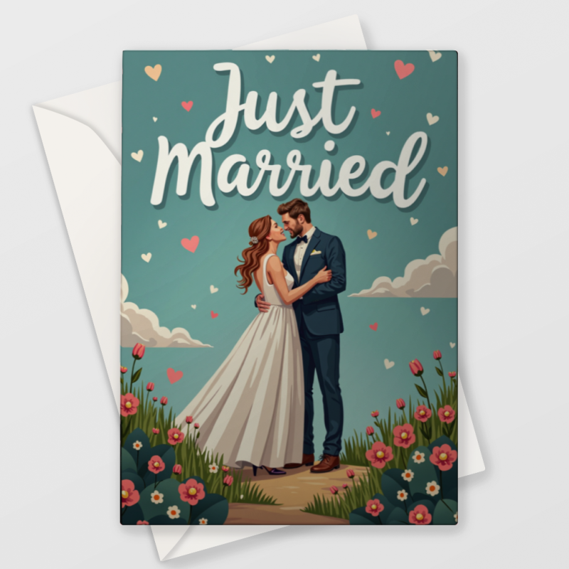Dune Wedding Card