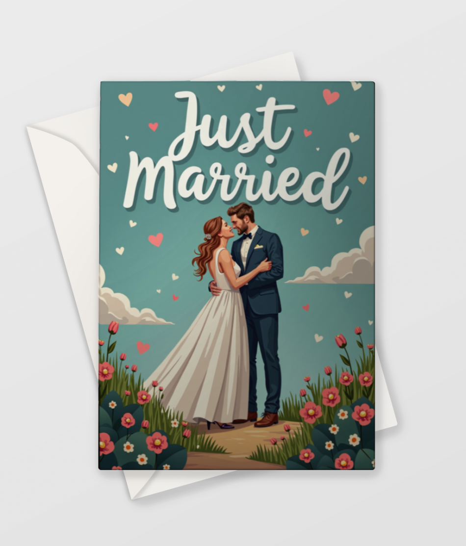 Dune Wedding Card