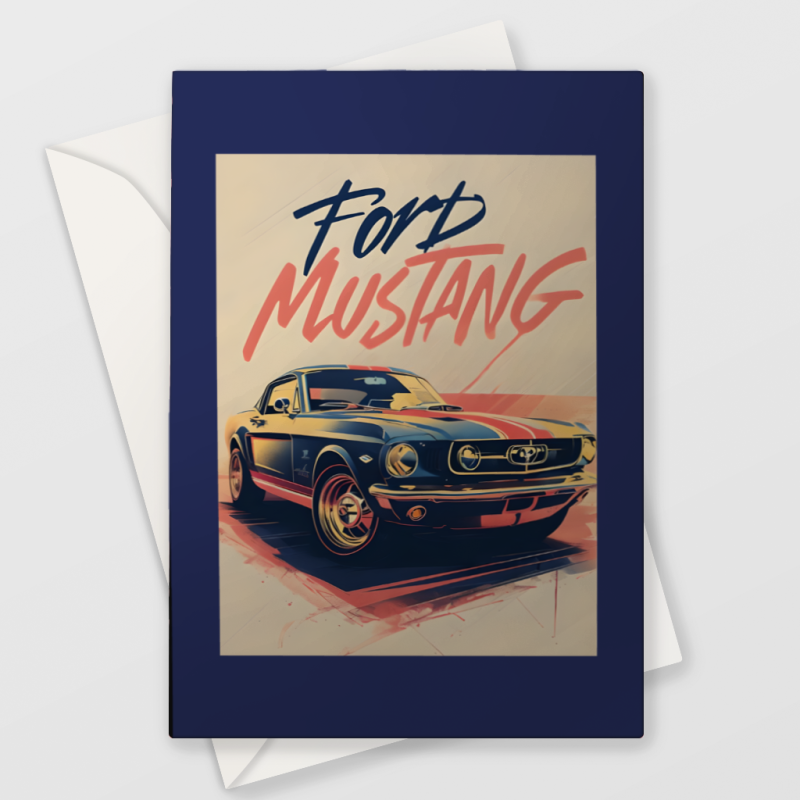 Ford Mustang Card