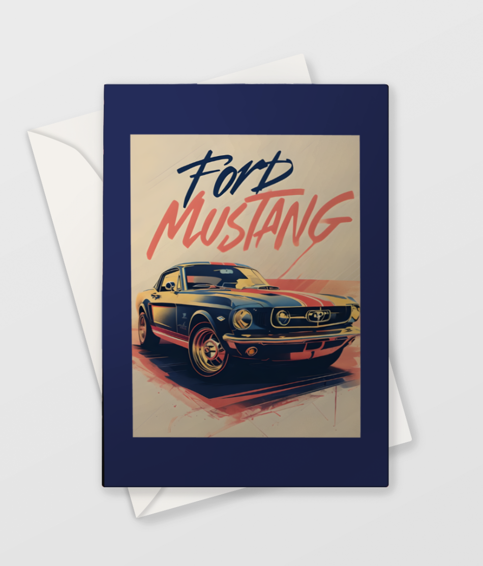 Ford Mustang Card