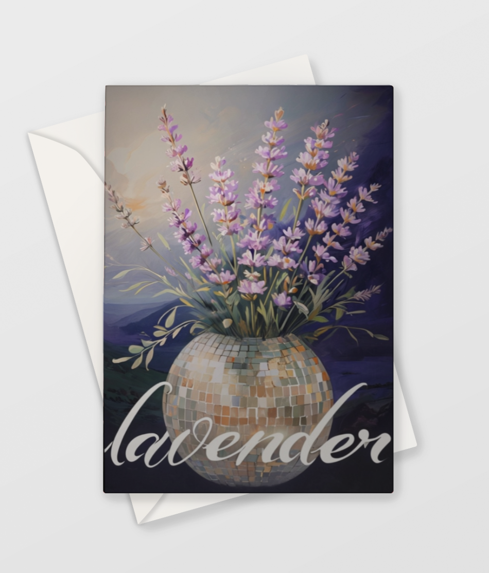 Lavender Card