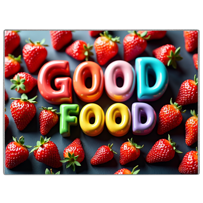 Good Food Glass Chopping Board