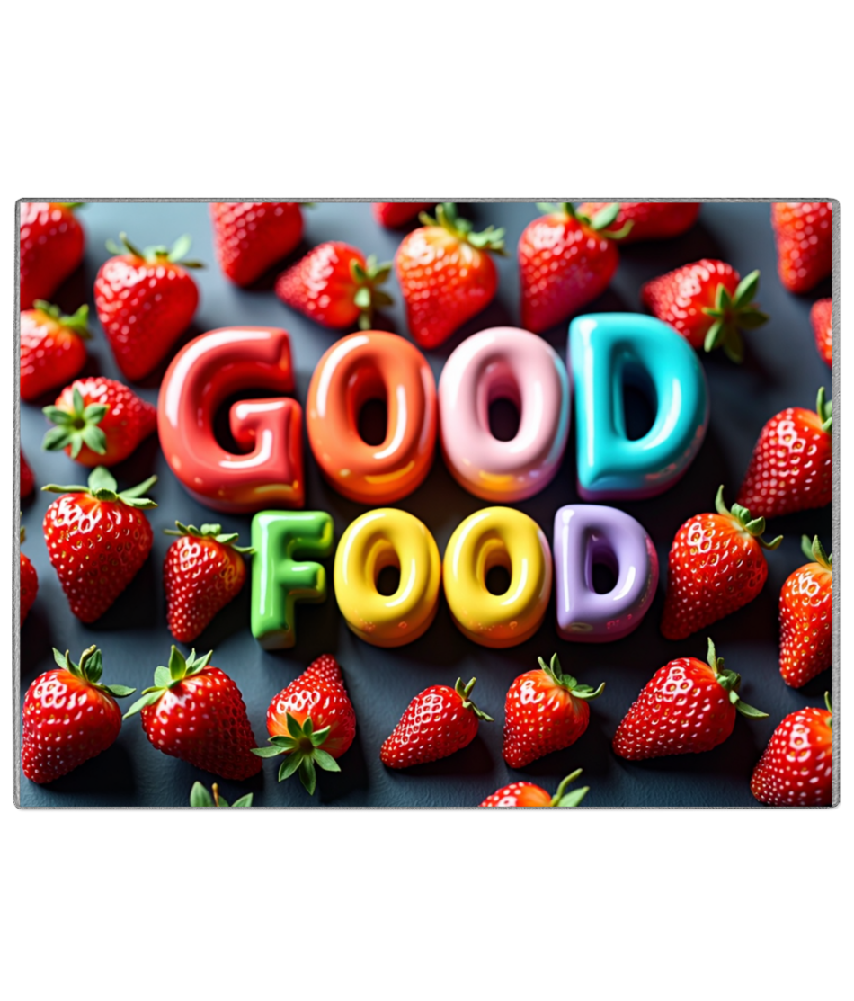 Good Food Glass Chopping Board