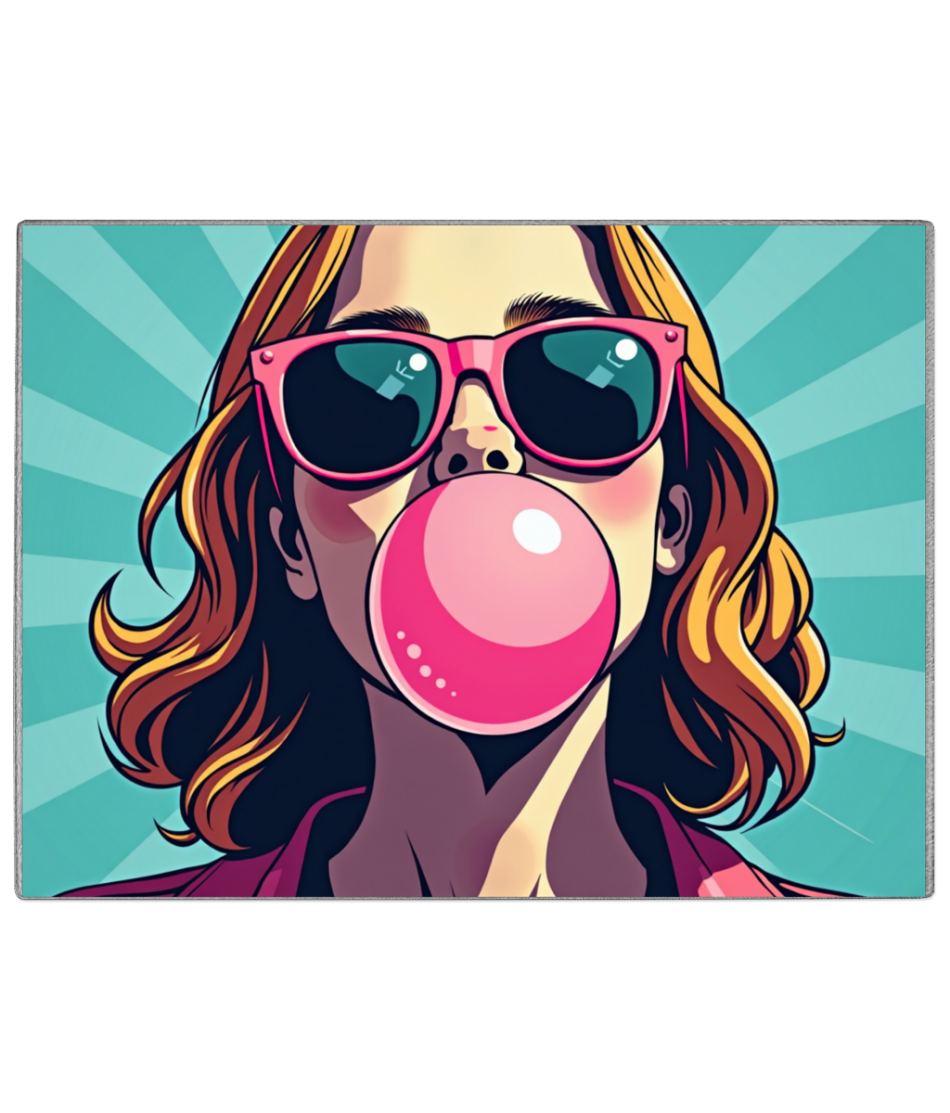 Bubblegum Glass Chopping Board