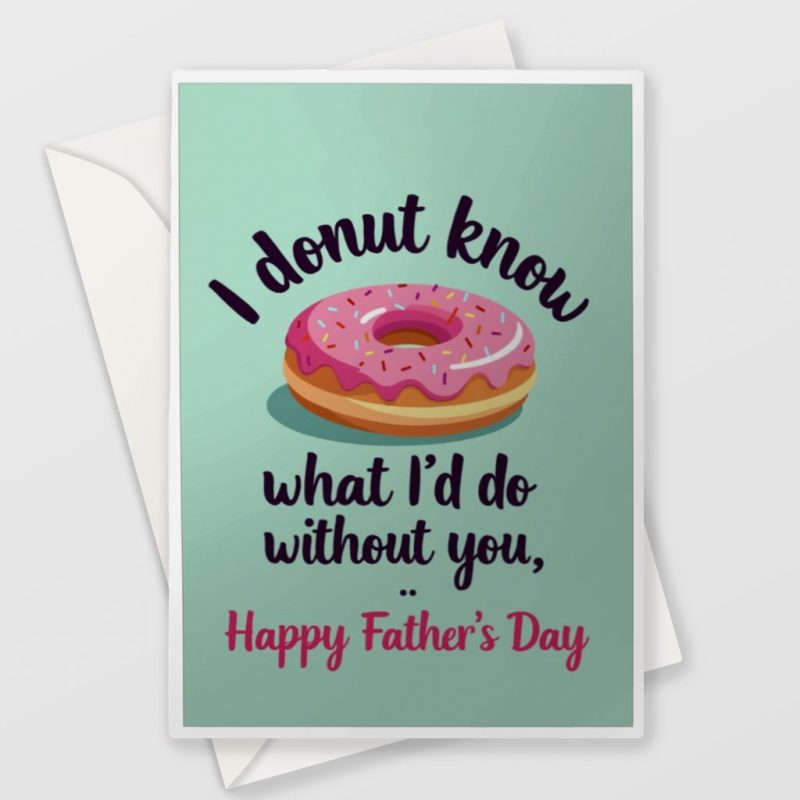 Donut Father's Day Card1