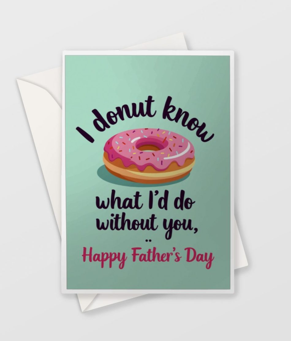 Donut Father's Day Card1