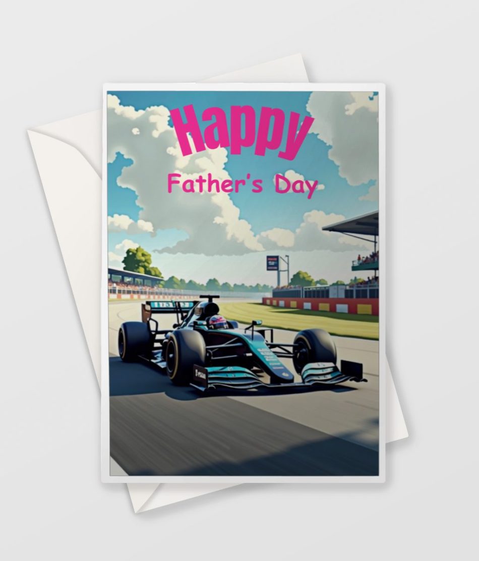 F1 Father's Day Card