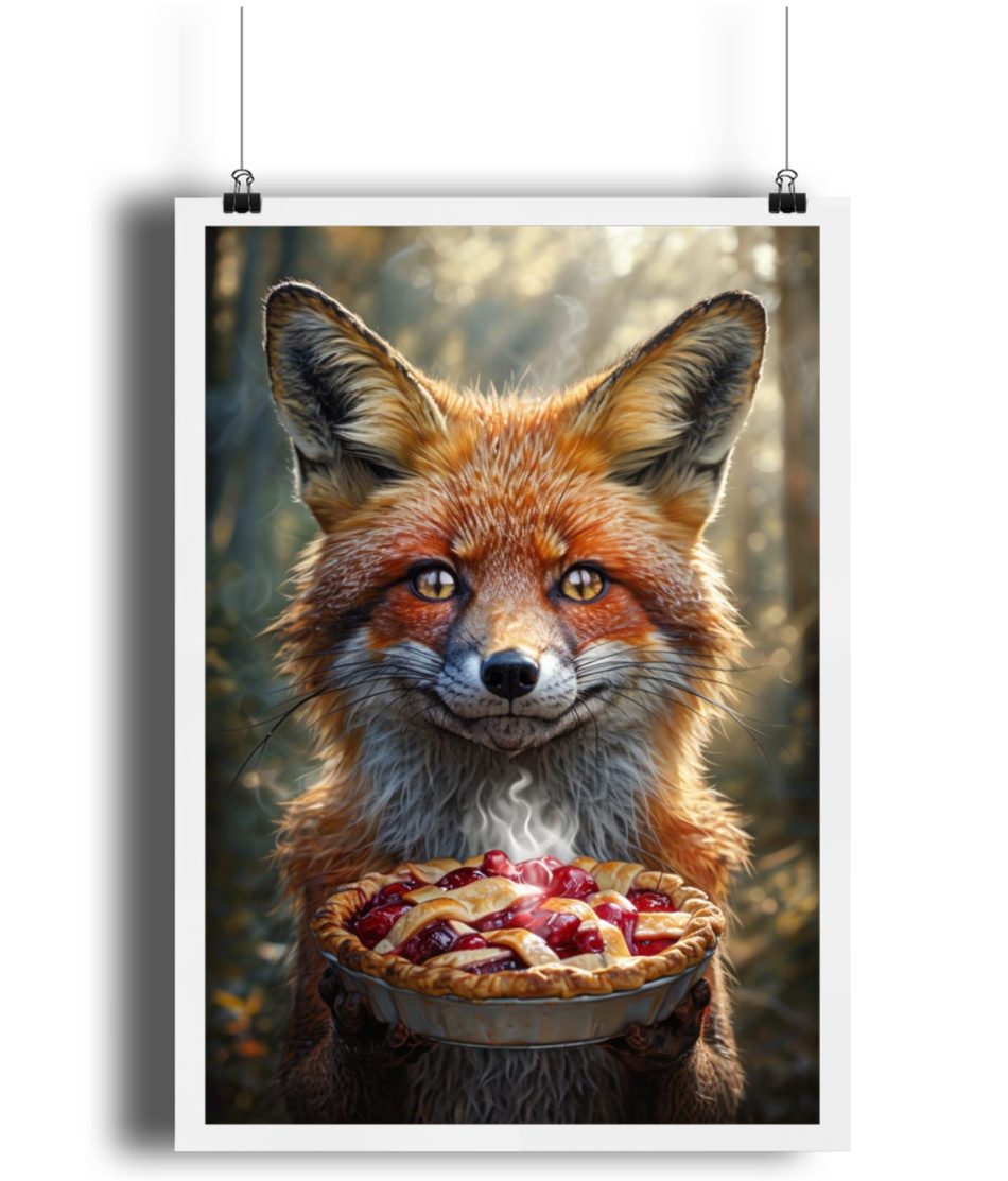 Fox Cherry Pie Poster