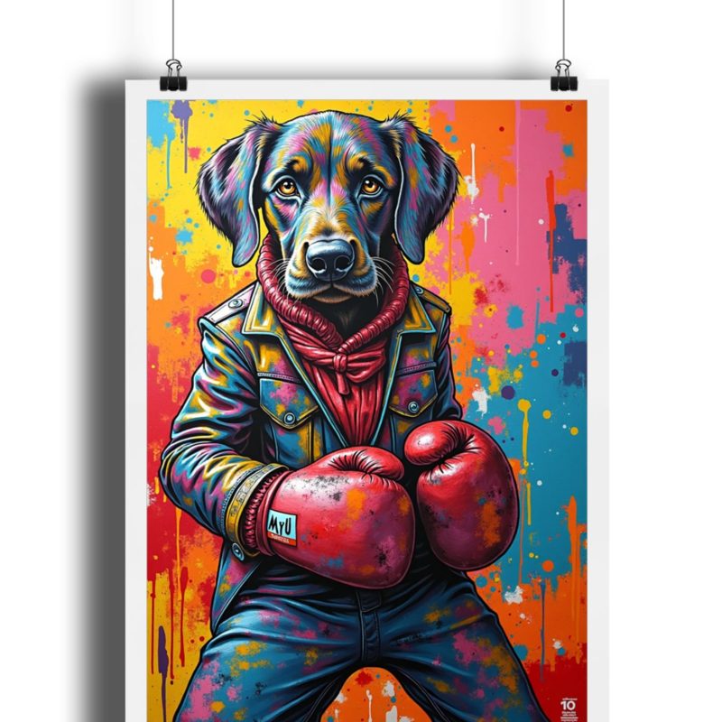 Boxer Dog Poster