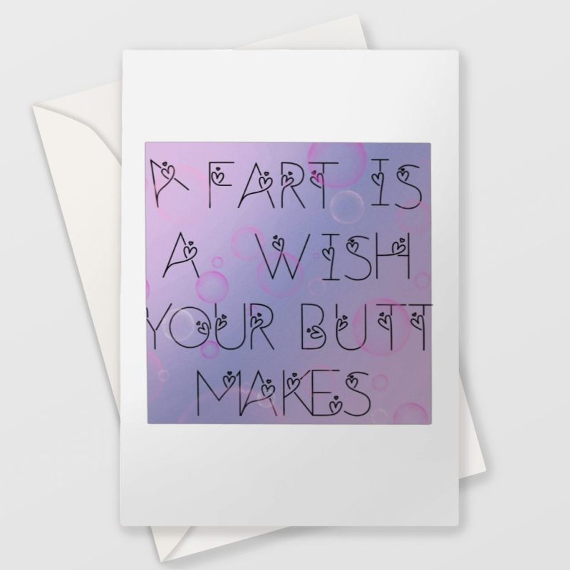 Butt Wish Card