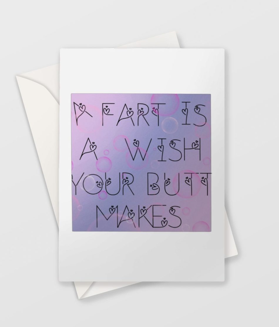 Butt Wish Card