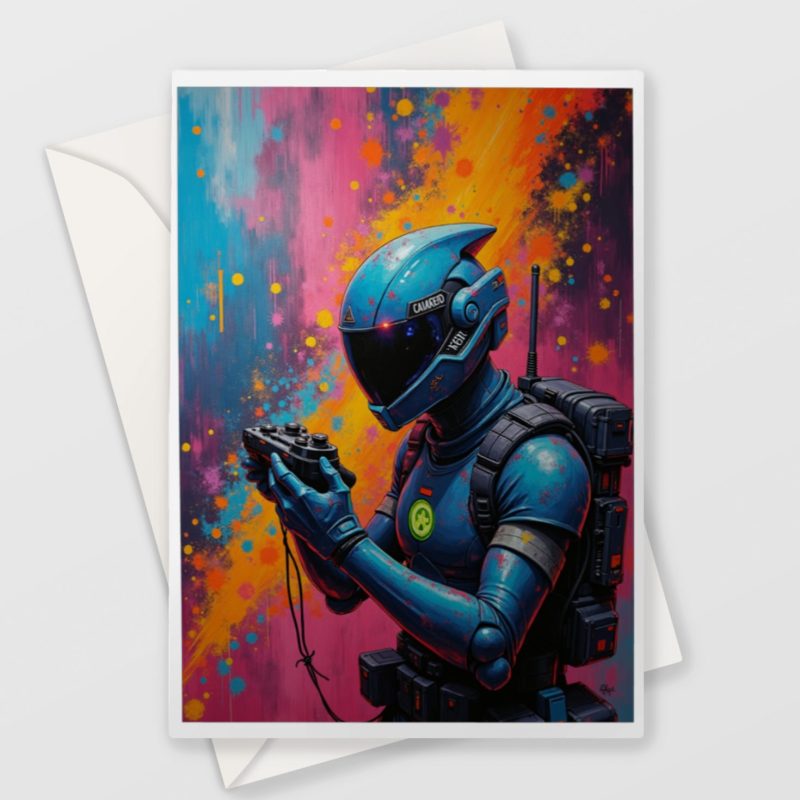 Pop Art Gamer Card