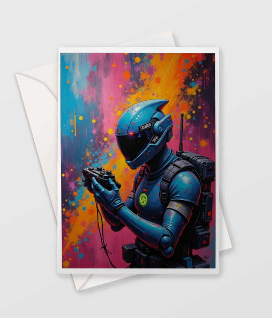 Pop Art Gamer Card