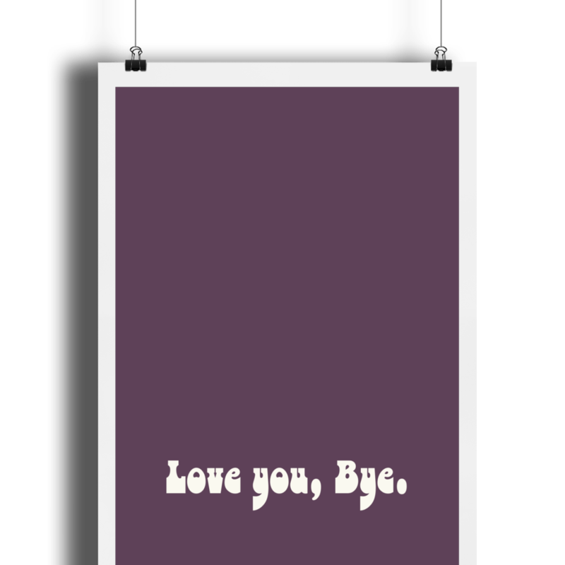 love you, bye image