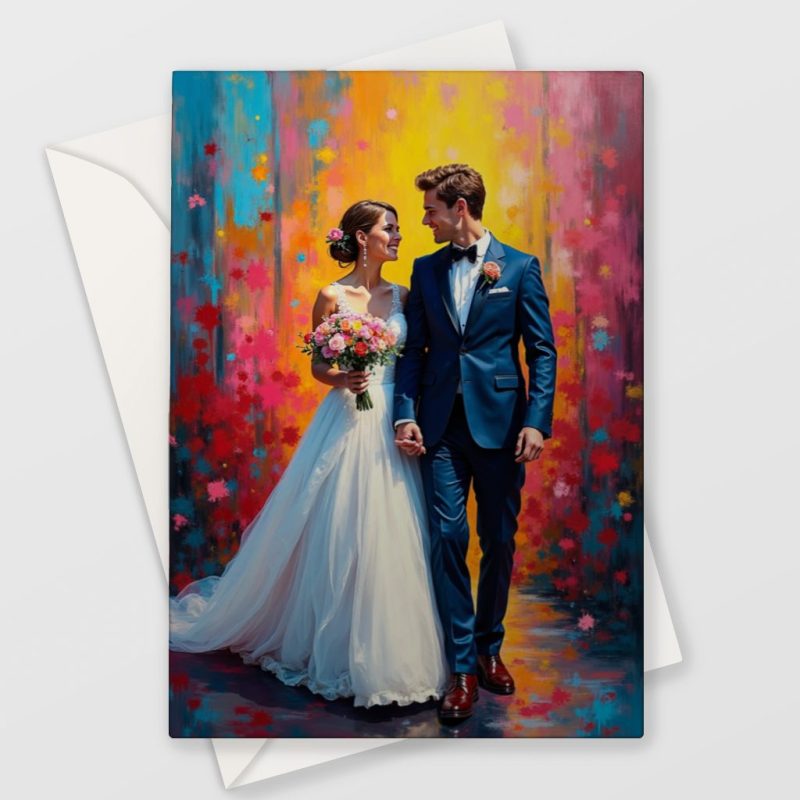 Mediterranean Wedding Card